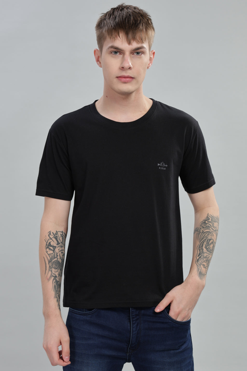 Plain T-Shirts Combo (Pack of 4)