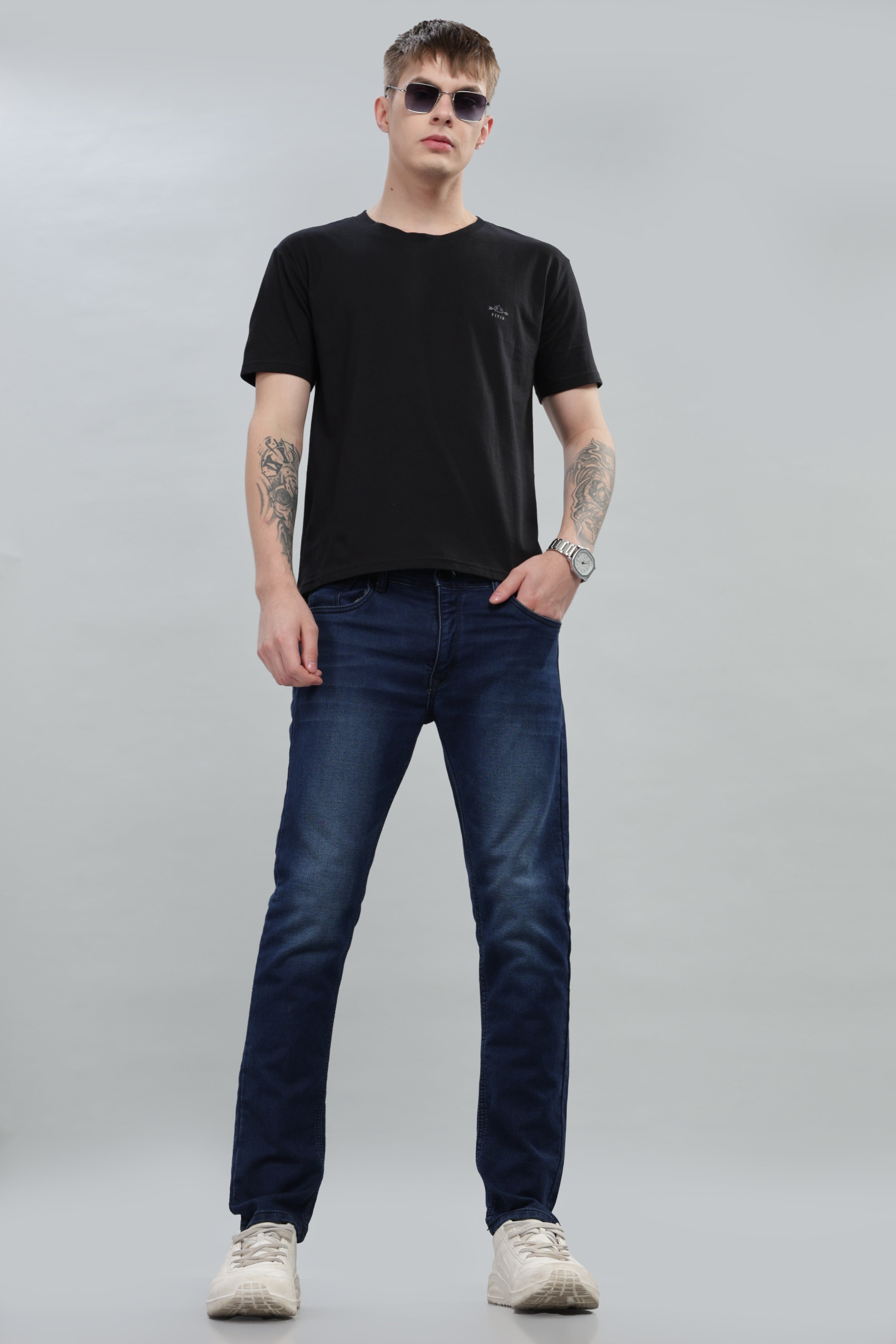 Black Plain T-Shirt