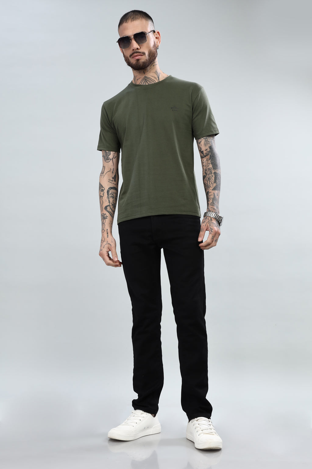 Plain T-Shirts Combo (Pack of 4)