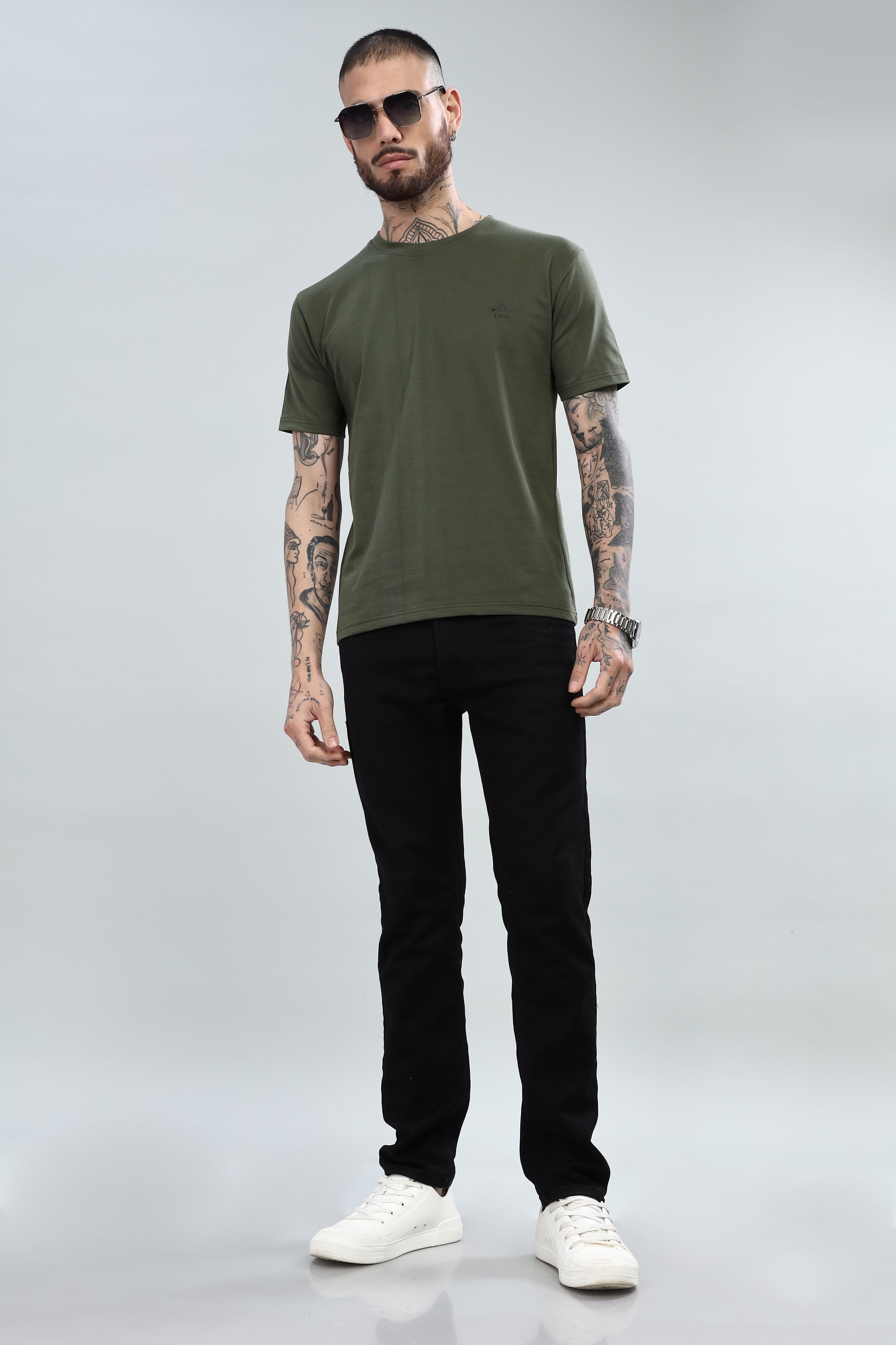 Plain T-Shirts Combo (Pack of 4)