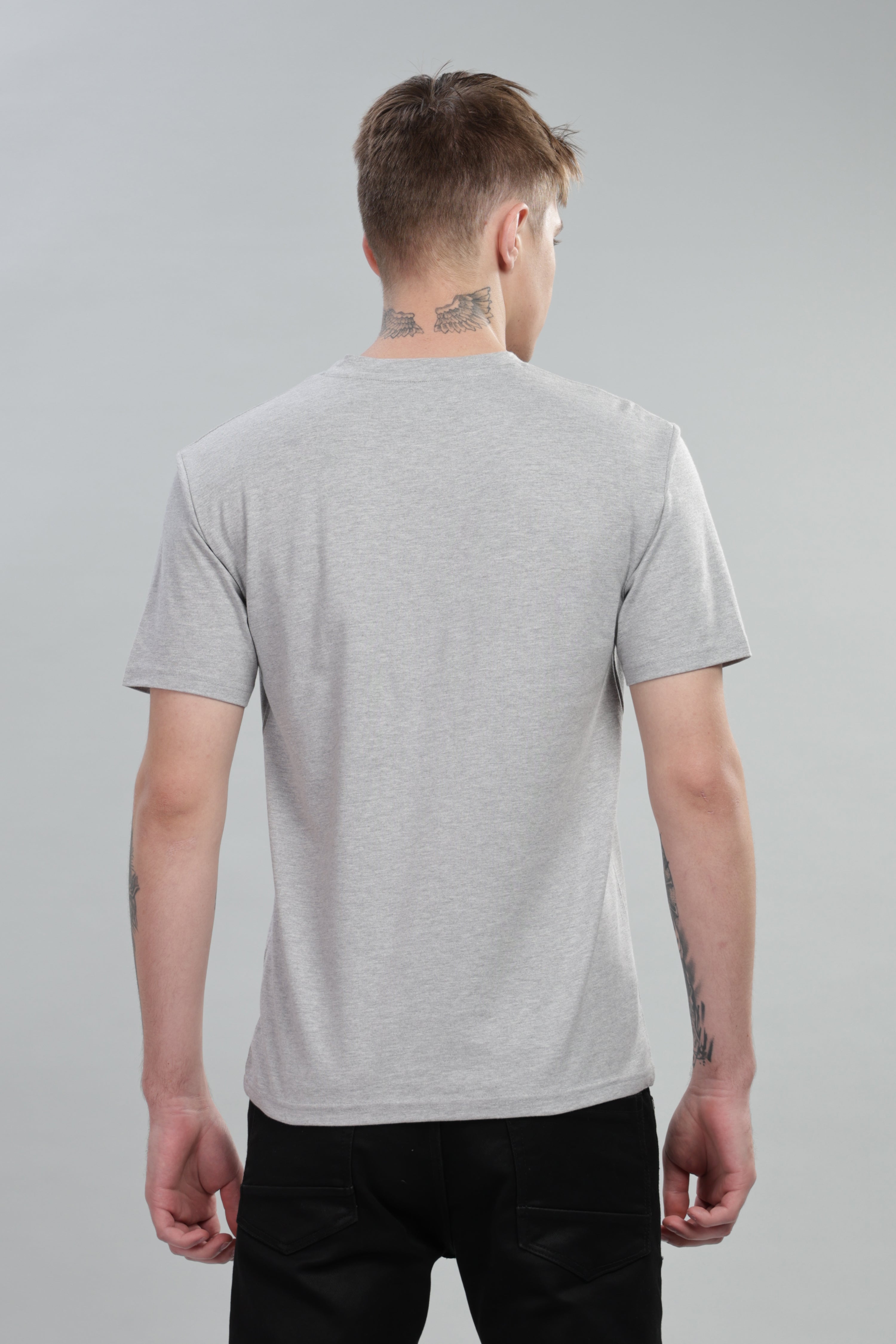 Grey Plain T-Shirt