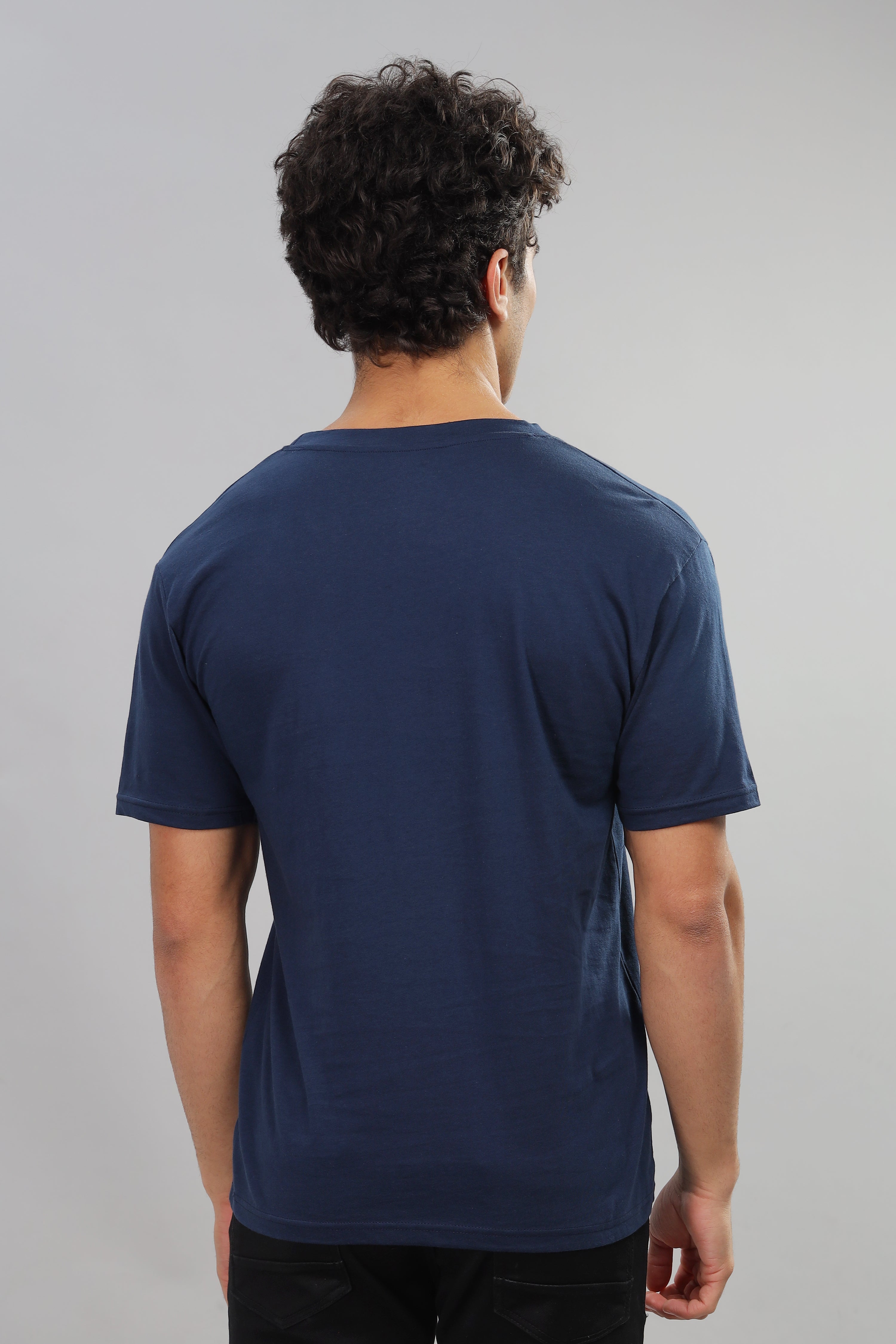 Navy Plain T-Shirt