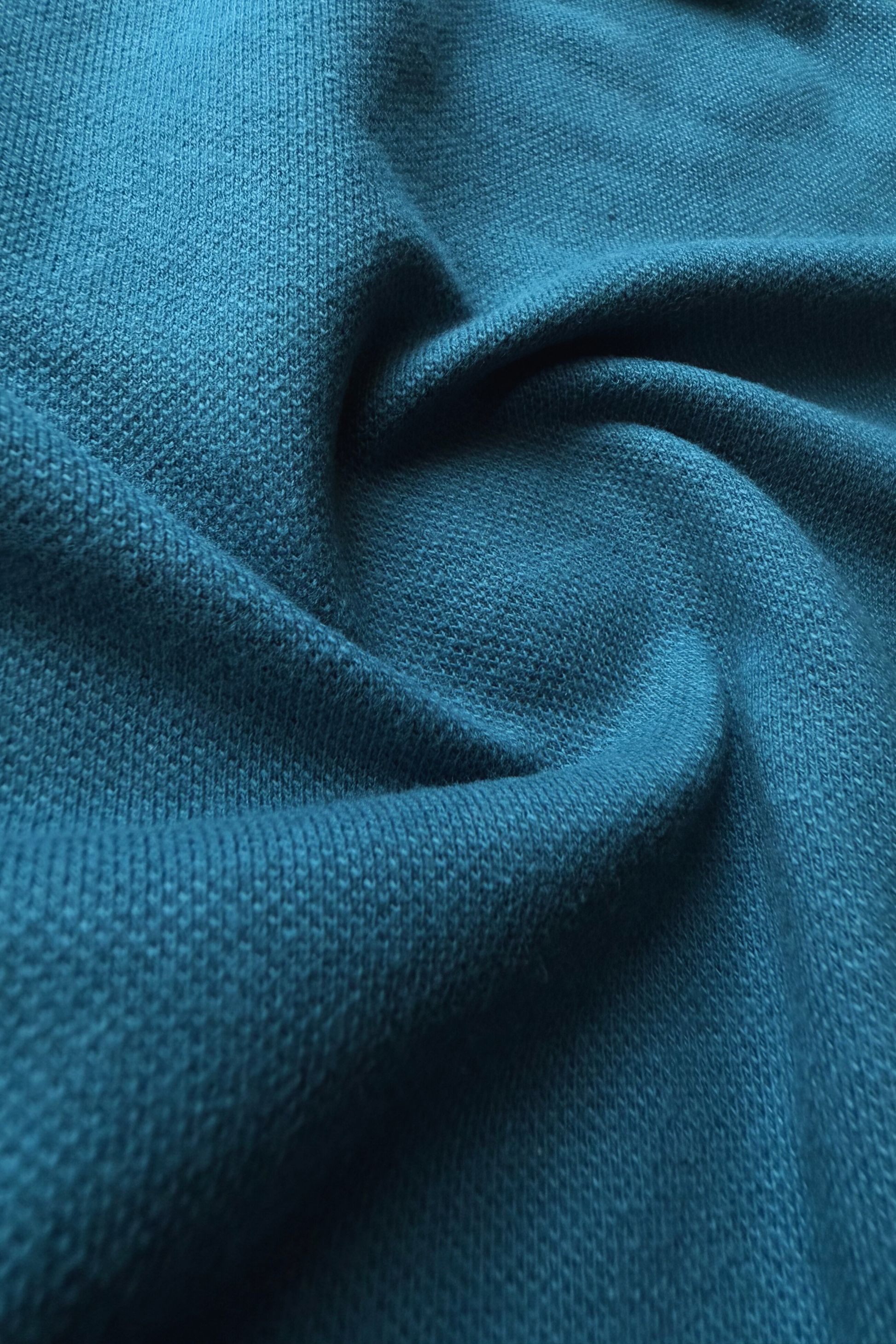 T Blue Cotton Polo T-Shirt