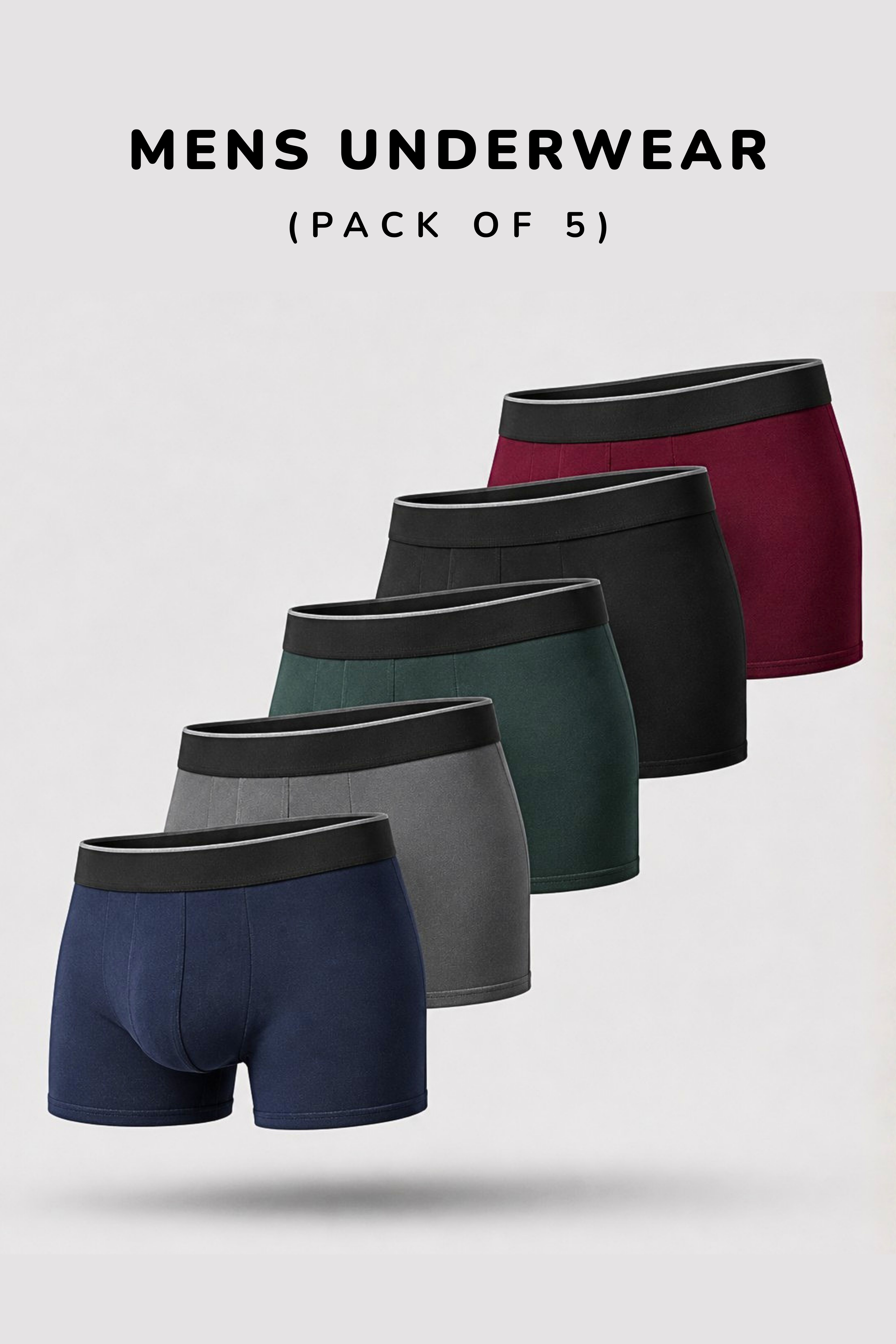 Men’s Underwear 5 Pack Combo