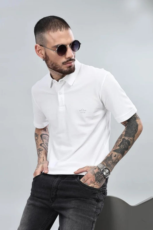 White polo – Pure cotton