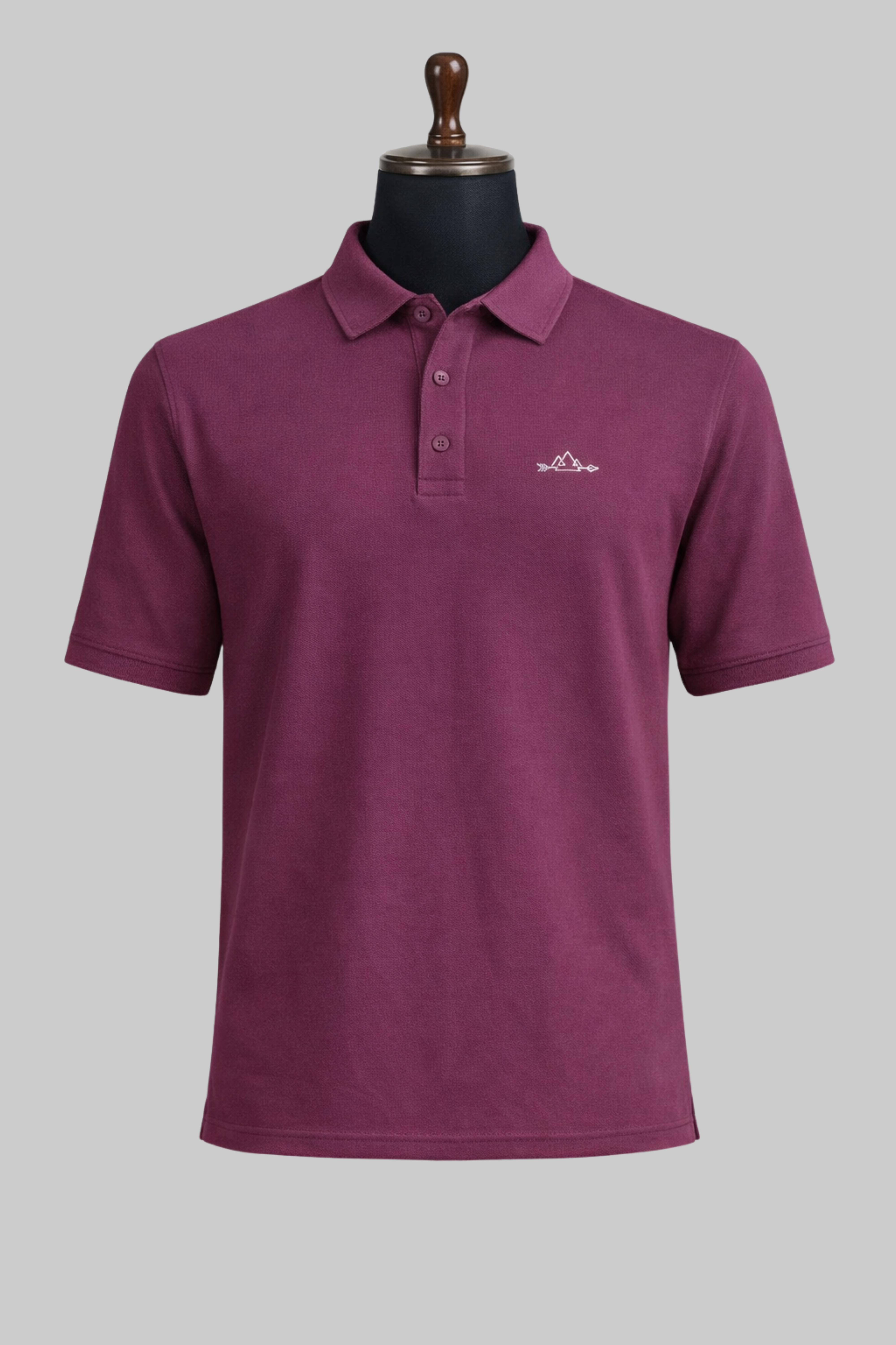 Wine Daily Wear Polo T-Shirt