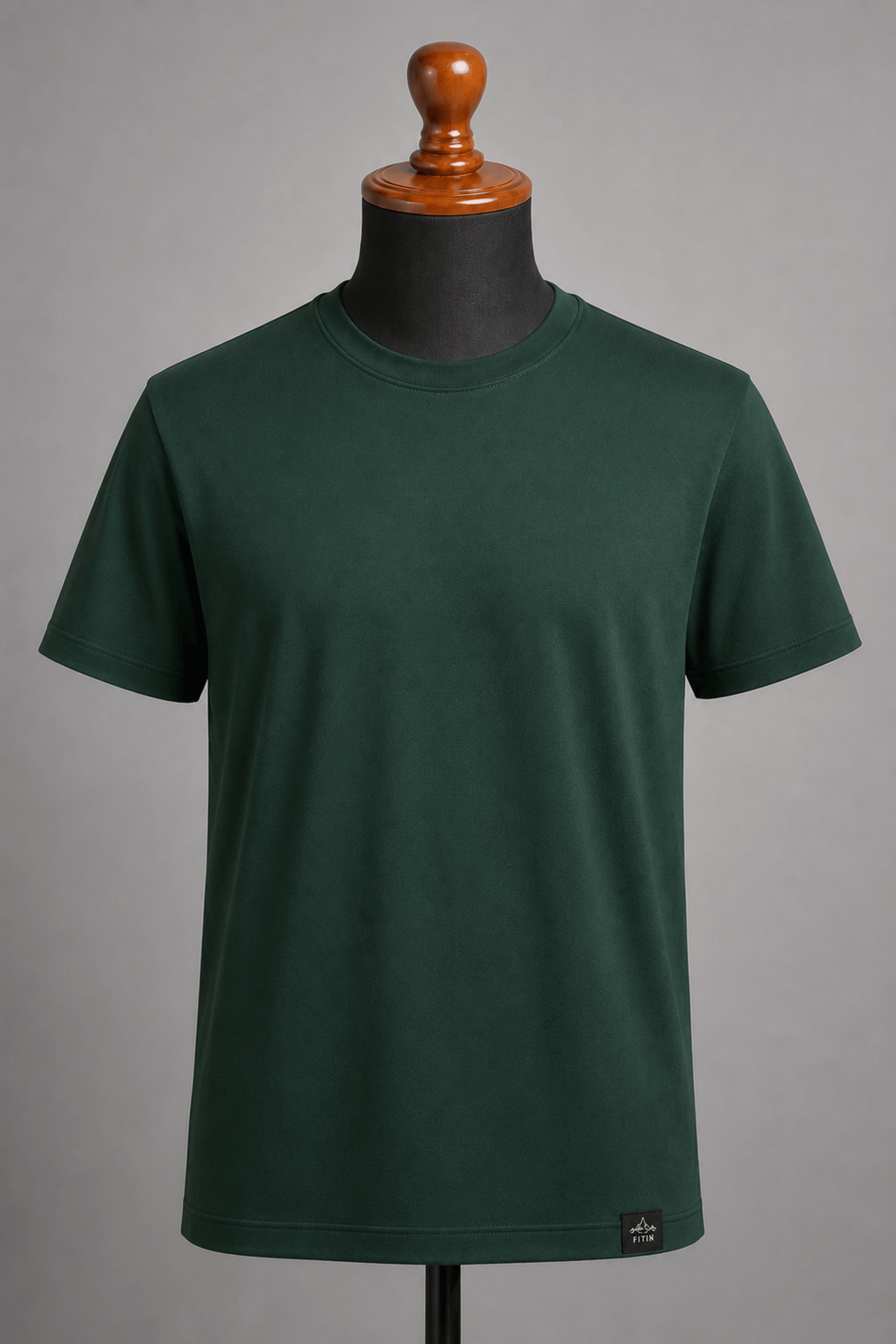 Bottle Green Plain Tee