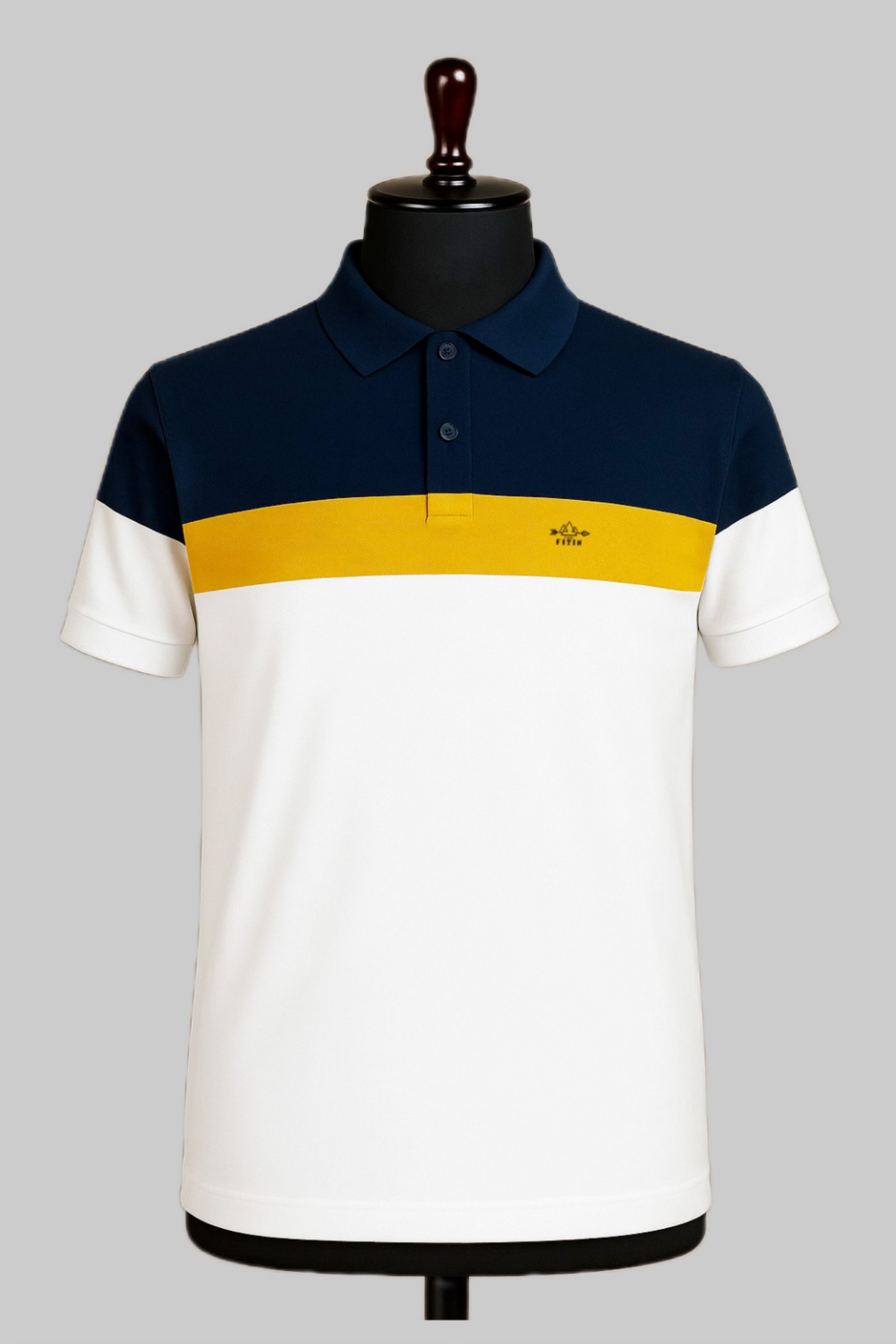 CS White-Cotton Polo T-Shirt