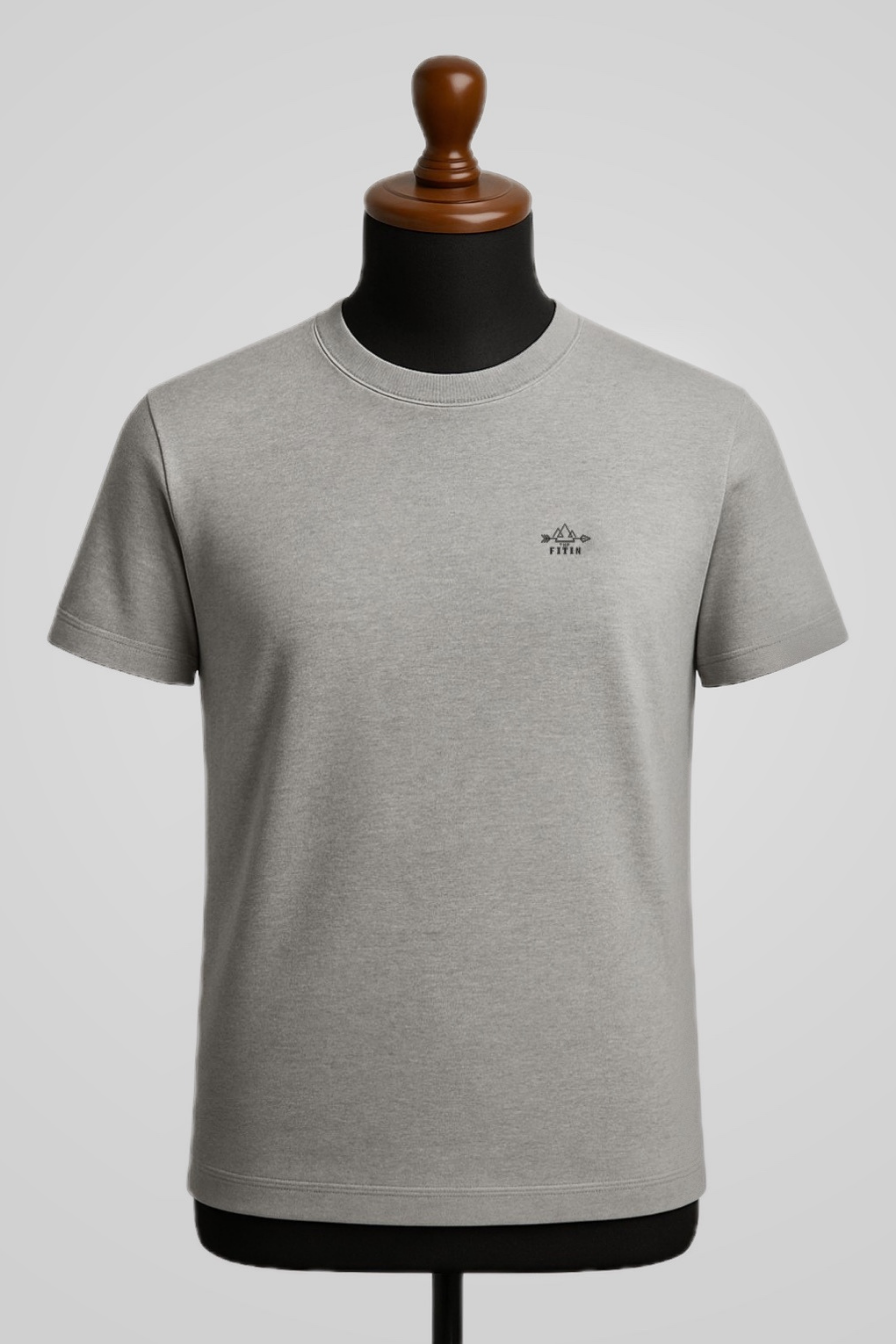Grey Plain T-Shirt