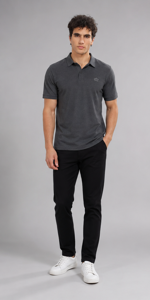 Graphite Melange Polo