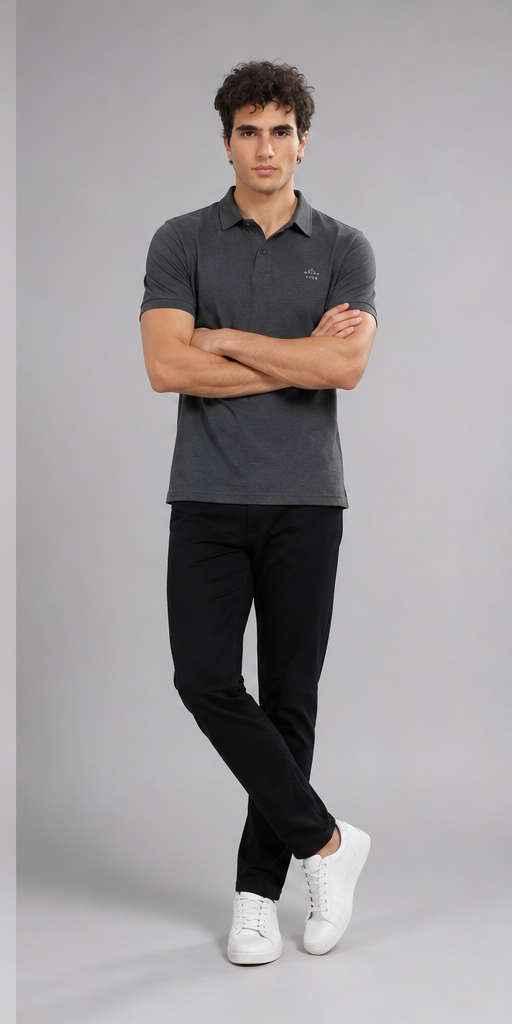 Graphite Melange Polo