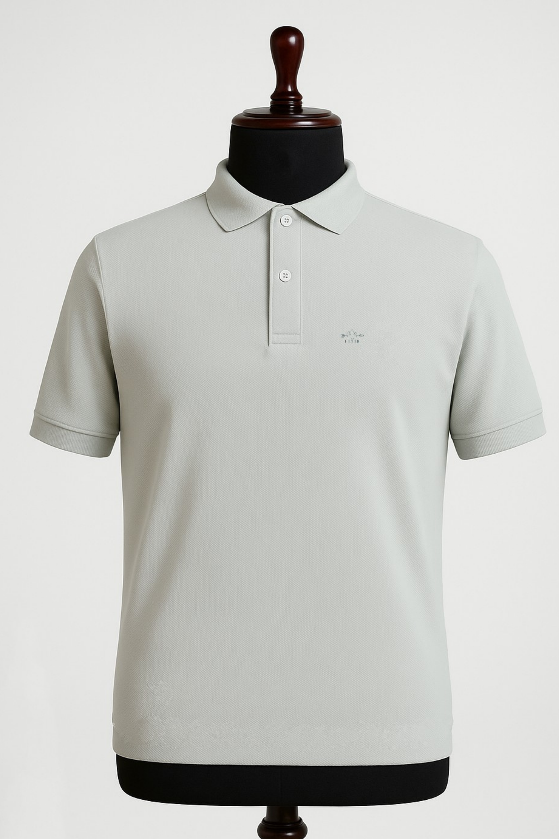 Light Grey Daily Wear Polo T-Shirt