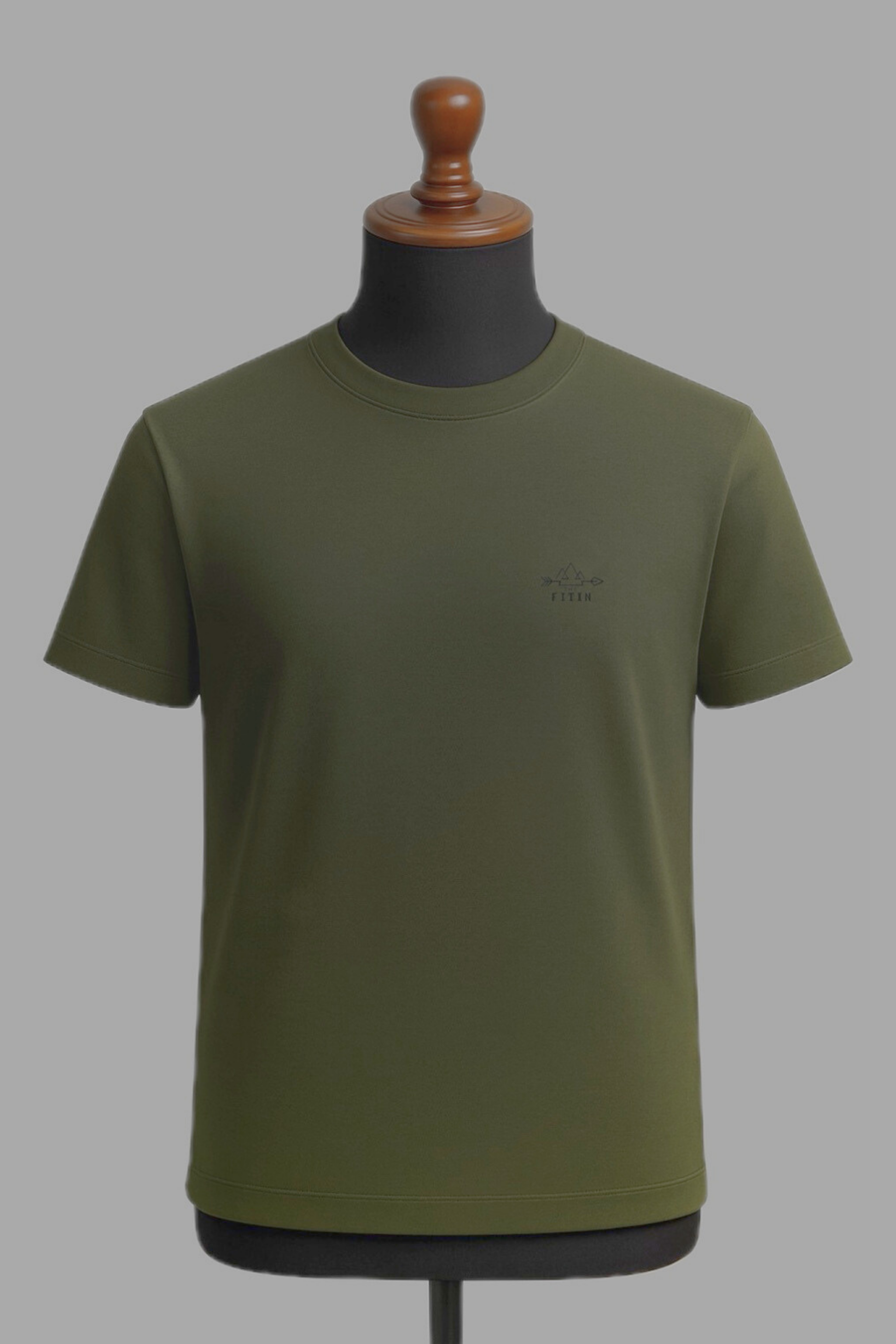 Olive Plain T-Shirt