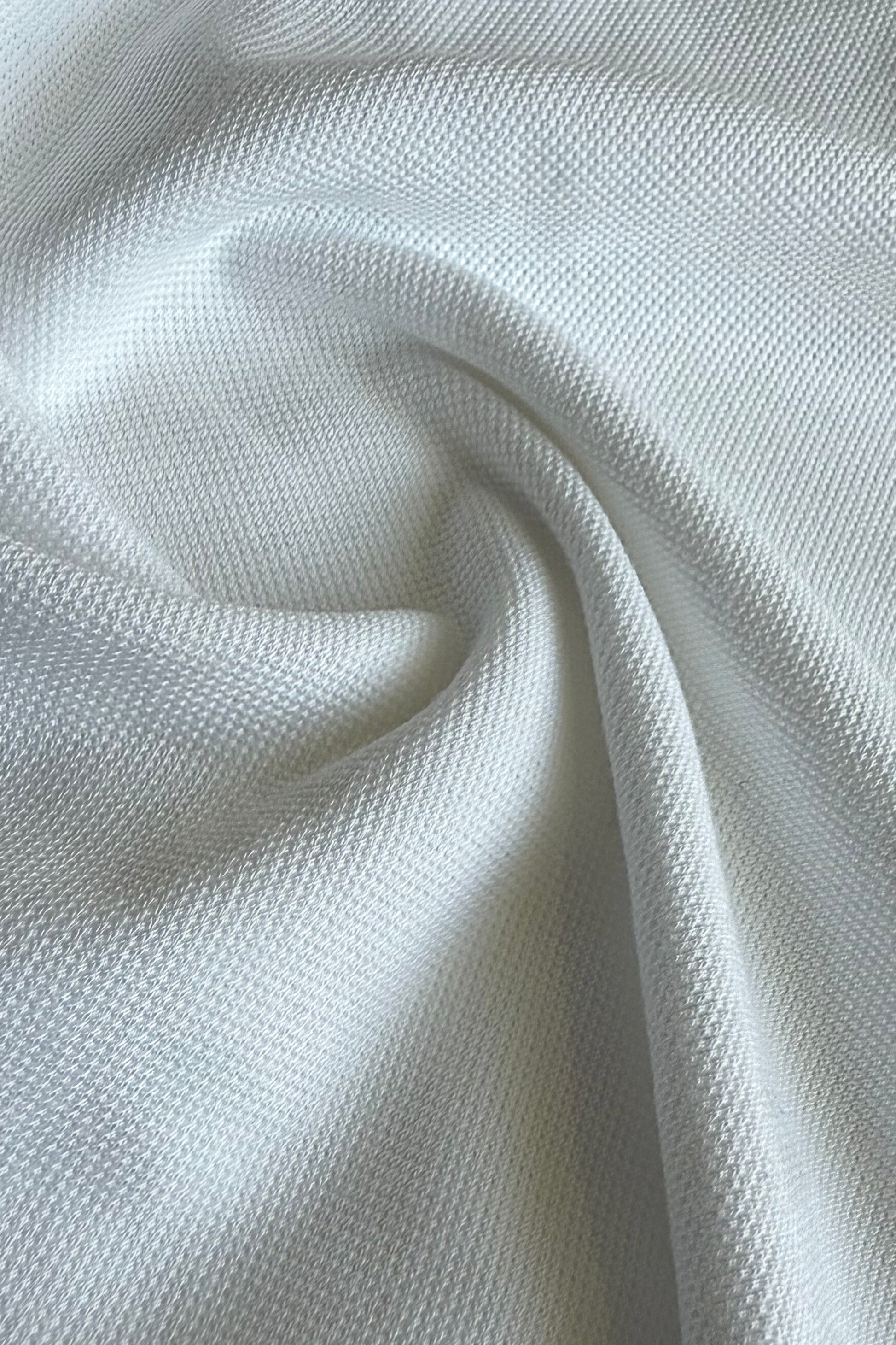 White Cotton Polo T-Shirt